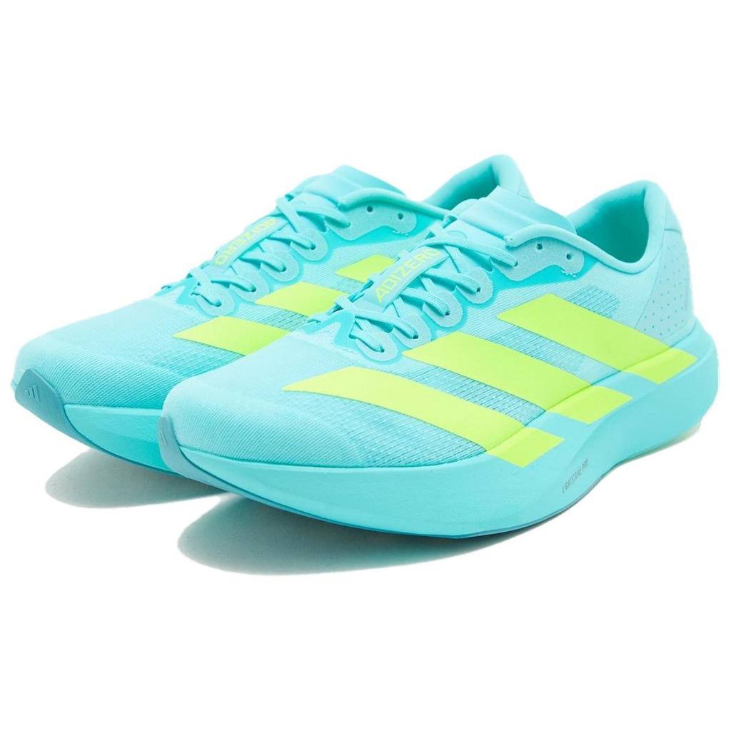 Adidas Adizero Evo SL Flash Aqua Lucid Lemon Men Sneakers Teal Mint-Ton JS4506