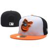 MLB Baseball Commemorative Fitted Hat American League Flat Brim Cap Fashion Sizes