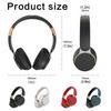 Auricolari Wireless Bluetooth 5.0, Auricolari Pieghevoli Stereo Lossless con Microfono, Slot FM, SD/TF, Cancellazione Attiva del Rumore, Durata Riproduzione di 20 Ore