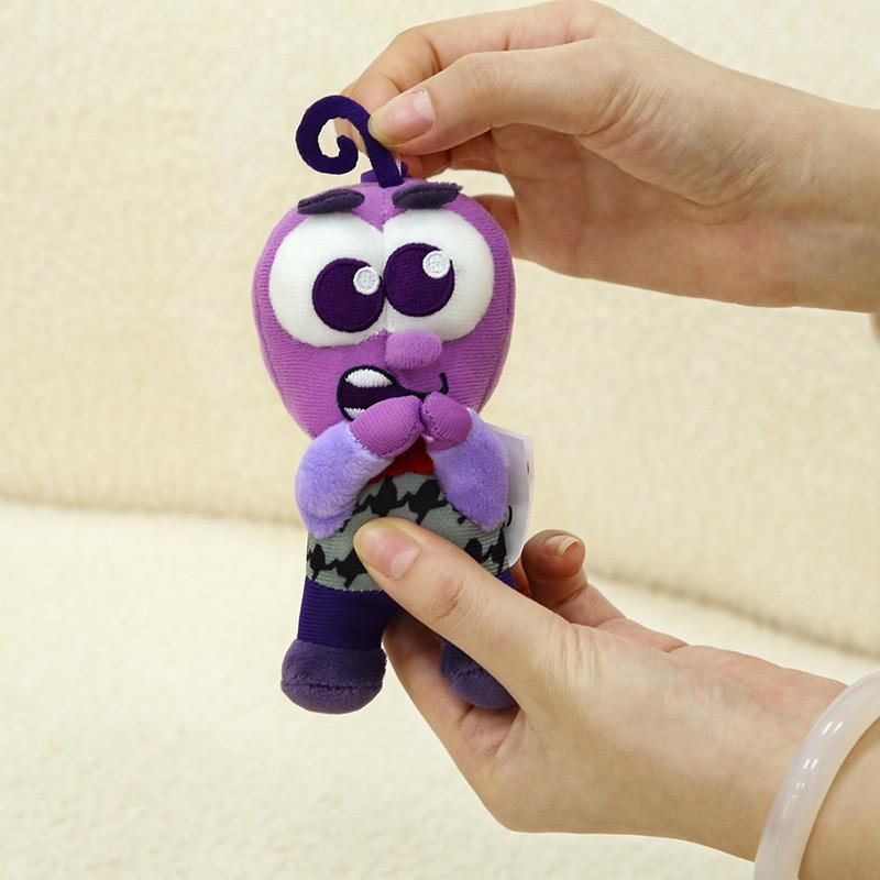 Keychain Out Inside Cute Cartoon Girl Schoolbag Decorated Plush Doll Pendant