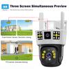Outdoor 4G SIM Card Solar IP Camera Built-in Battery 12MP 6K PTZ Monitor PIR Human Detection Alarm Light Video Surveillance Cam