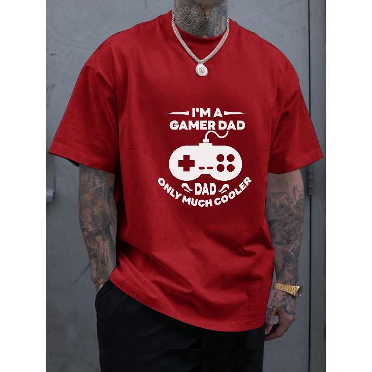Popular 2026 Summer for Men T-shirt Multiple Color Game Console Printed Cool Tee Oversized Fashion Top