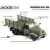 1:36 Jiefang Military Transport Truck Model with Alloy Sound, Light, and Pull-Back Features - Veteran Souvenir 831