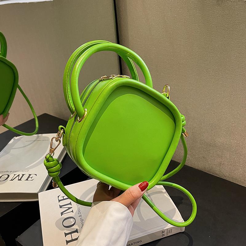 Modische Damenhandtasche, neue, einfarbige, strukturierte Umhängetasche aus Pu-Leder für Damen, luxuriöse, passende Umhängetasche