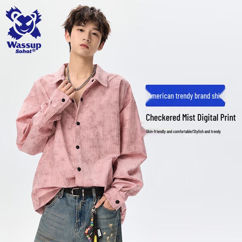 

Wassup Sohot Men s Loose Fit Autumn Casual Jacket 2XL