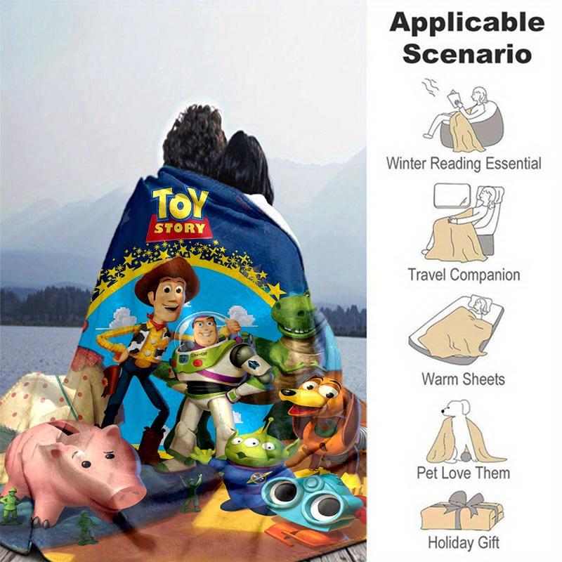 1pc,Toy Story Movie Poster Print Home Decor, Wall Art, Gift Idea for Friends, Bedroom, Living Room, Travel, Camping, Car Blanket Towel