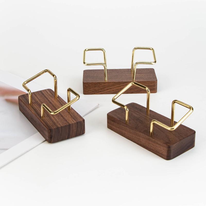 

Креативная настольная визитница и подставка для визиток Beech Wood Card Holder