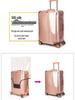 Thickened PVC Anti-Fall Transparent Dust Cover for Check-in Suitcases