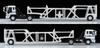 TOMYTEC Tomica Limited Vintage Neo Scale Isuzu 810EX Car Transporter Antico ASZ022 Vehicle Transport Trailer 1/64 LV-N225b (Silver) - (Assembled)