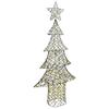 Christmas Tree with 240 Warm White LEDs 180 Cm Rattan