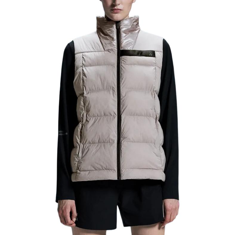 

Жилет Challenger с логотипом, стойка-воротник, на молнии, теплый жилет, женский жилет, цинково-серый 1WD30030585 S