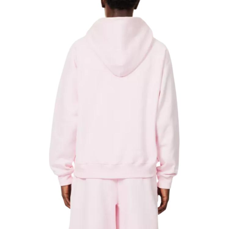 FILA Solid Color Comfortable Loose Fit Hoodie Unisex hoodies Dark-Pink F71U445201F-PK