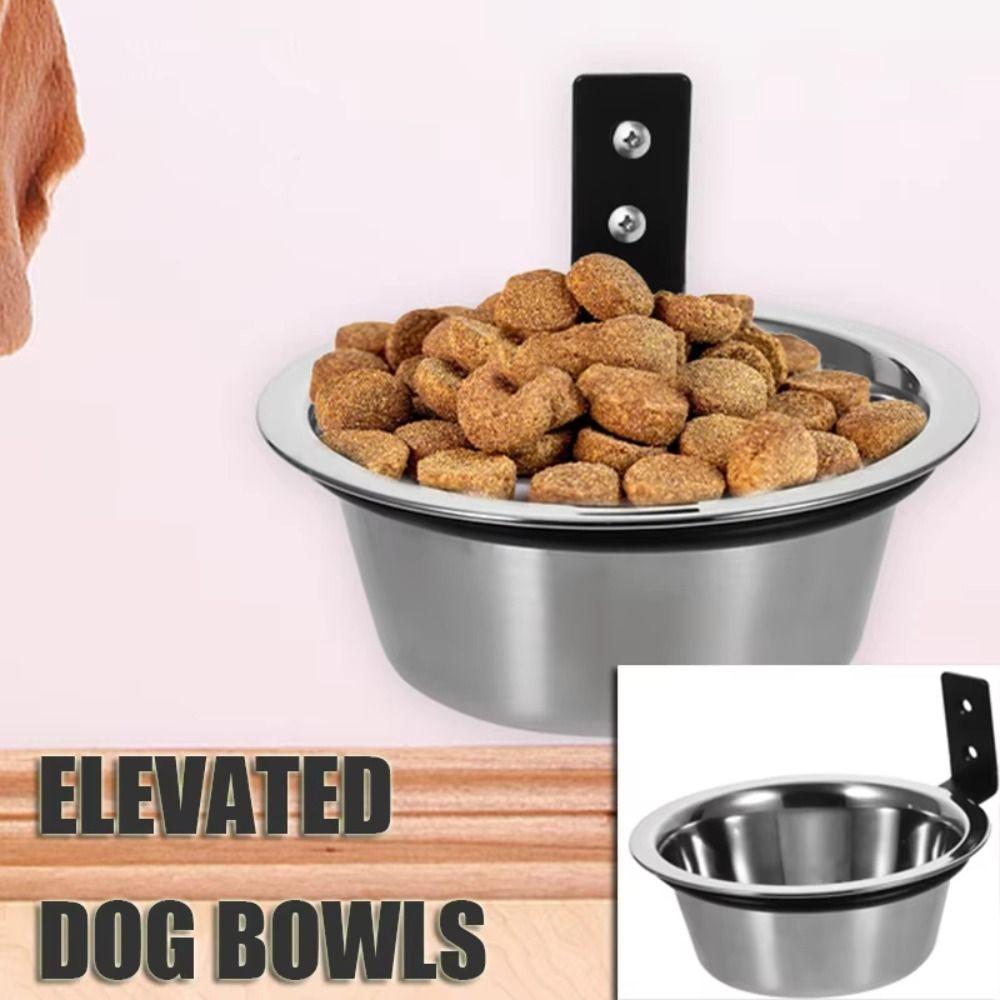 Foldable Hanging Pet Bowl 6/8inch Pet Feeder Container Universal Cat Food Water Bowl  Home