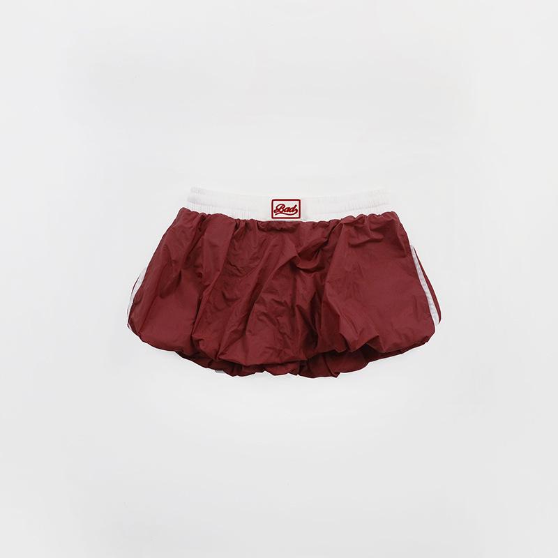 

Badblood BCAC Series American Hot Girl A-Line Mini Skirt - Niche, Sexy, Puffy, Versatile Skirt Medium красный