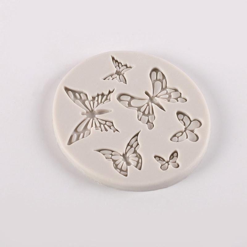 3D Butterflies Shaped Silicone Flexible Food Grade Mould Clay Resin Ceramics Candy Fondant Candy Chocolate Soap Mould