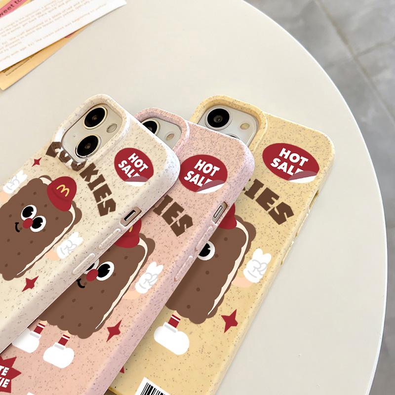 Mobile Phone Cases for iPhone 11 13 XR 15 Pro Max 12 14 Pro Max Case iPhone 16 7 Plus 8 Plus XS Max Degradable and Environmentally Friendly Anti-fall