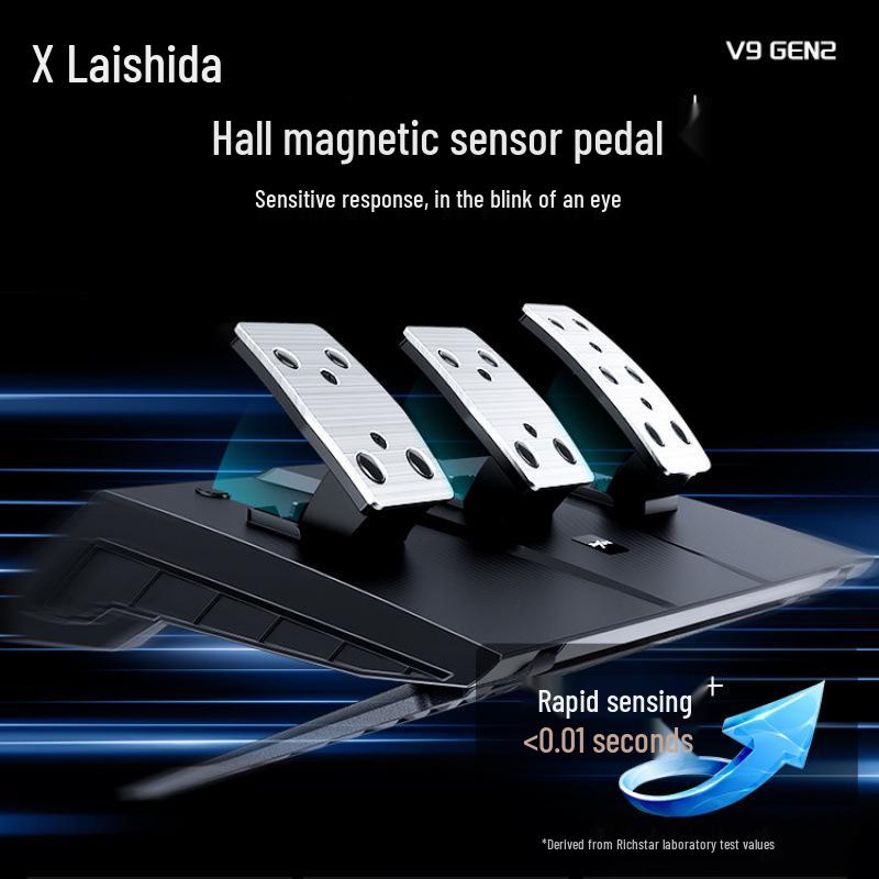 7PXN V9 Gen2 Racing Wheel for PC, PS4, Switch