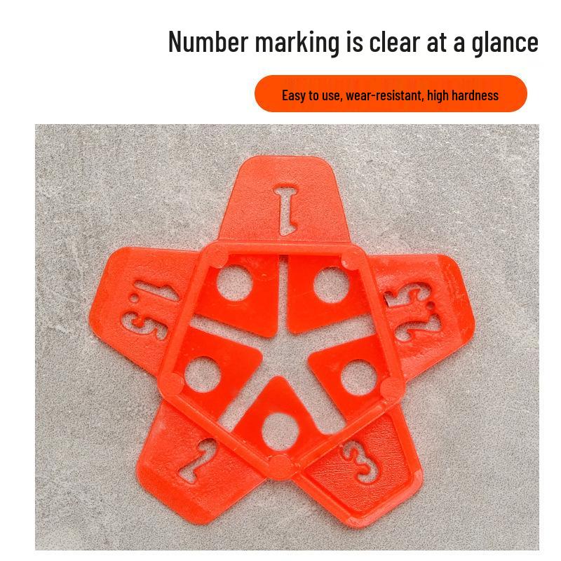 Multi-functional Star Tile Leveling & Grout Spacing Tool