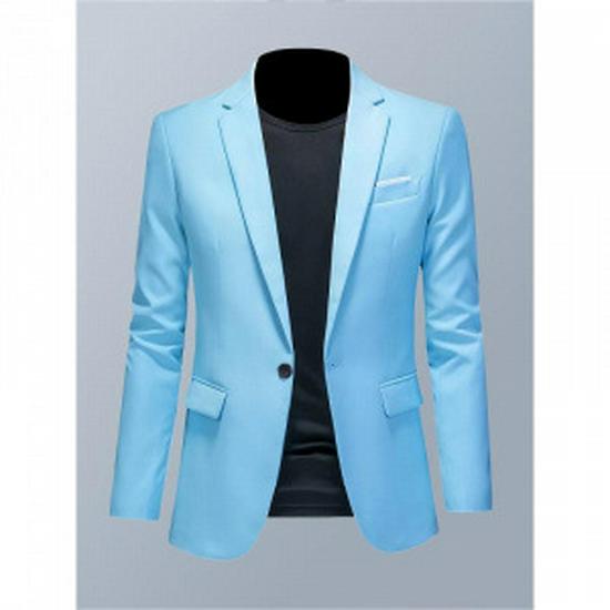 Europese Maat Heren Slim Fit Blazer - Verdikte Casual Pak, Koreaanse Stijl