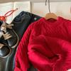 Children's sweater Winter retro Fried Dough Twists sweater boys and girls round neck westernized pullover sweater