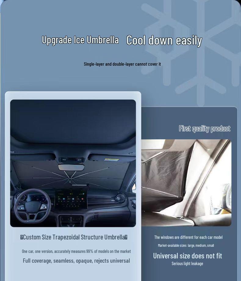 Infiniti Q50L/QX50/QX60/Q70L Windshield Sunshade - Heat & UV Protection