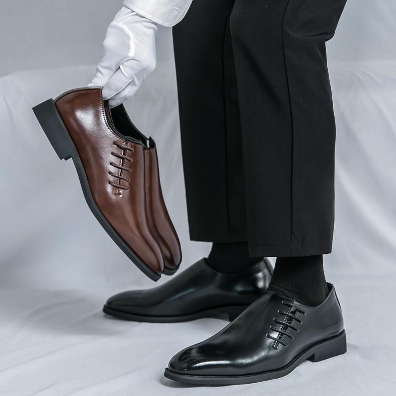 Pánská pravá kůže Boty pro volný čas Měkké mokasíny Pánské ploché módní značky Muži Mokasíny Prodyšné boty pro řidiče