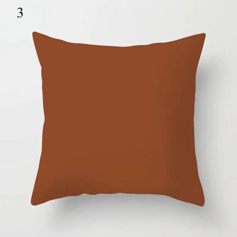 Clip Red Brown Pillowcase Decorative Geometric Print Abstract Pattern Pillowcase Home Supplies Pillowcase Sofa Cushion Cover