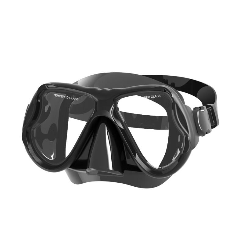 Wide View Tempered Glass Diving Mask