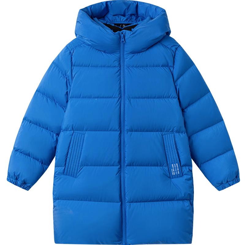 Balabala Kids' Mid-Length Hooded Down Jacket