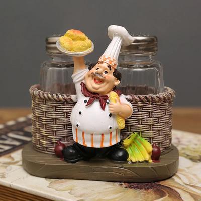 Bearded Chefs Creative Figures Statue Desk Decoration Professional Chef Character Resin Sculpture Ornaments Modern Home Decor