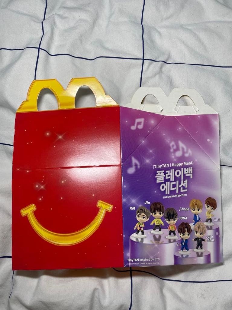 [USED] Korean McDonald's TinyTan BTS Full Members Not Available In Japan