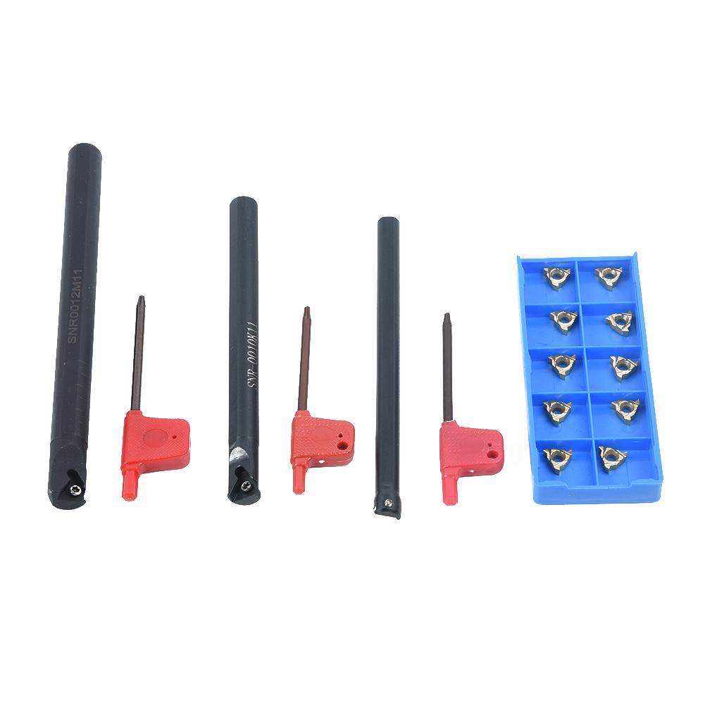Turning Tool Holder SNR0008K11/SNR0010K11/SNR0012M11 Lathe Holder Tool With 11IR A60 Carbide Inserts