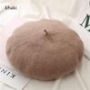 Wool Beret Hats Women Winter French Hat Girls Solid Color Fashion Autumn Winter Beret Hat For Women Flat Cap Hat Felt Berets