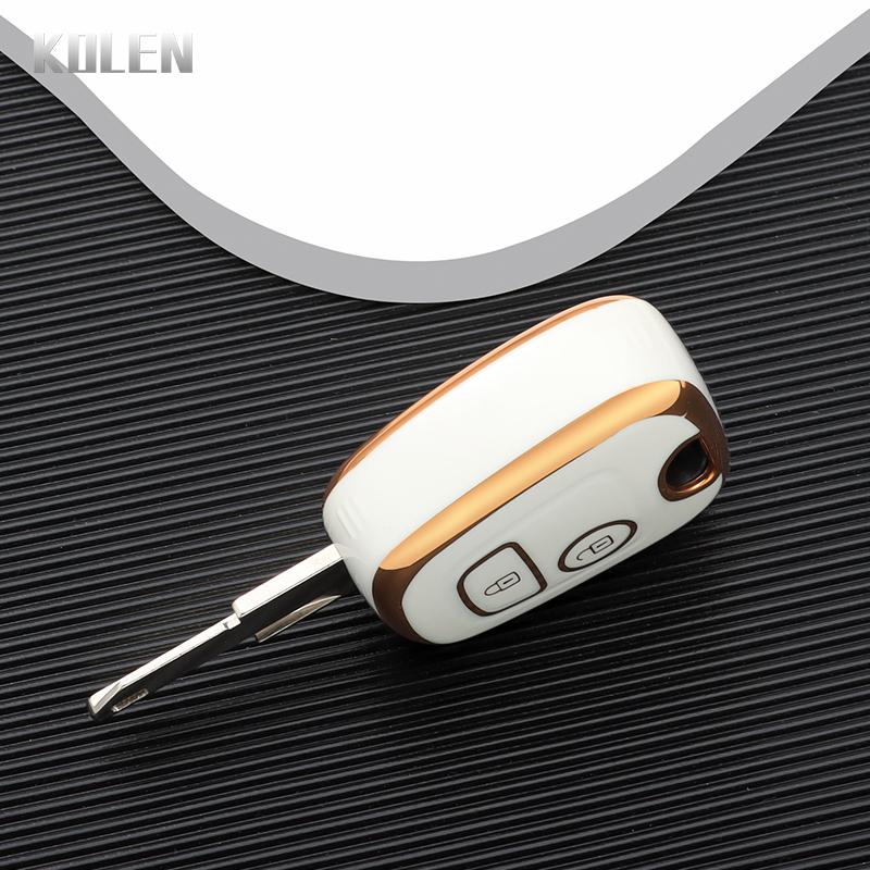 New Tpu Car Remote Key Case Cover Shell For Peugeot 106 107 206 207 306 307 406 407 For Citroen C1 C4 Protector Fob Accessories