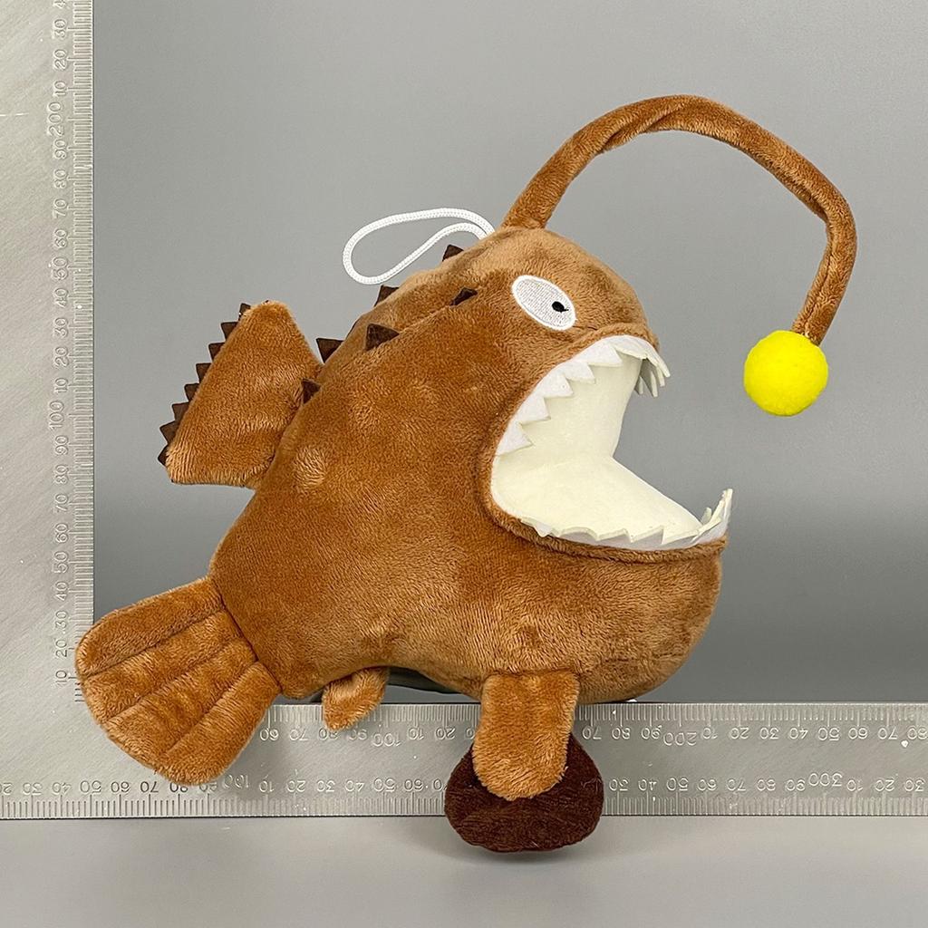 Neue Seeteufel Hausschuhe Teufelsfisch Laternenfisch Puppe Spiel Peripherie Plüschtiere