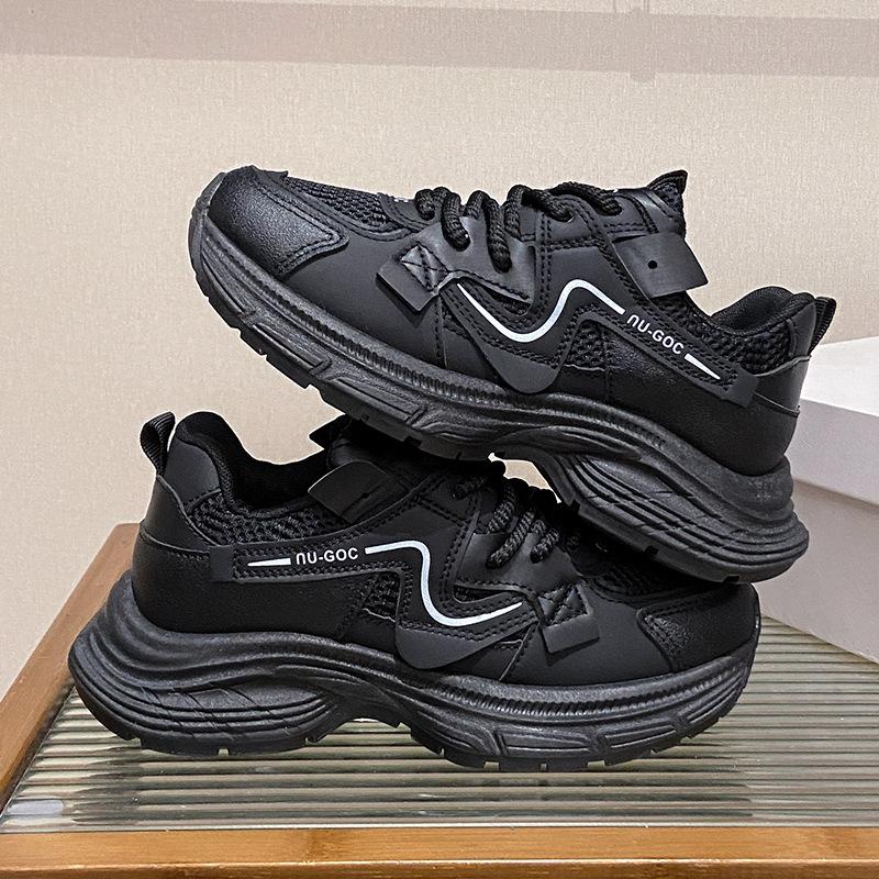 New dad shoes women's spring student sports running shoes casual shoes with heightened thick soles