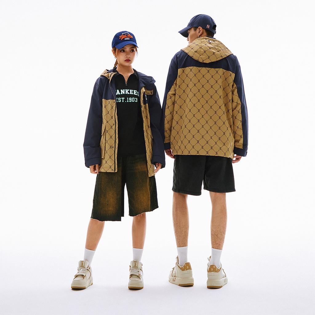 New MLB SS24 Jackets Coats Spring Fall Unisex Dark Camel 3AWJM0241-43CAD