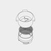 Practical Coffee Dosing Funnel 54mm Coffee Powder Rings Coffee Machine Adapter Rings Suitable for Espresso Portafilters