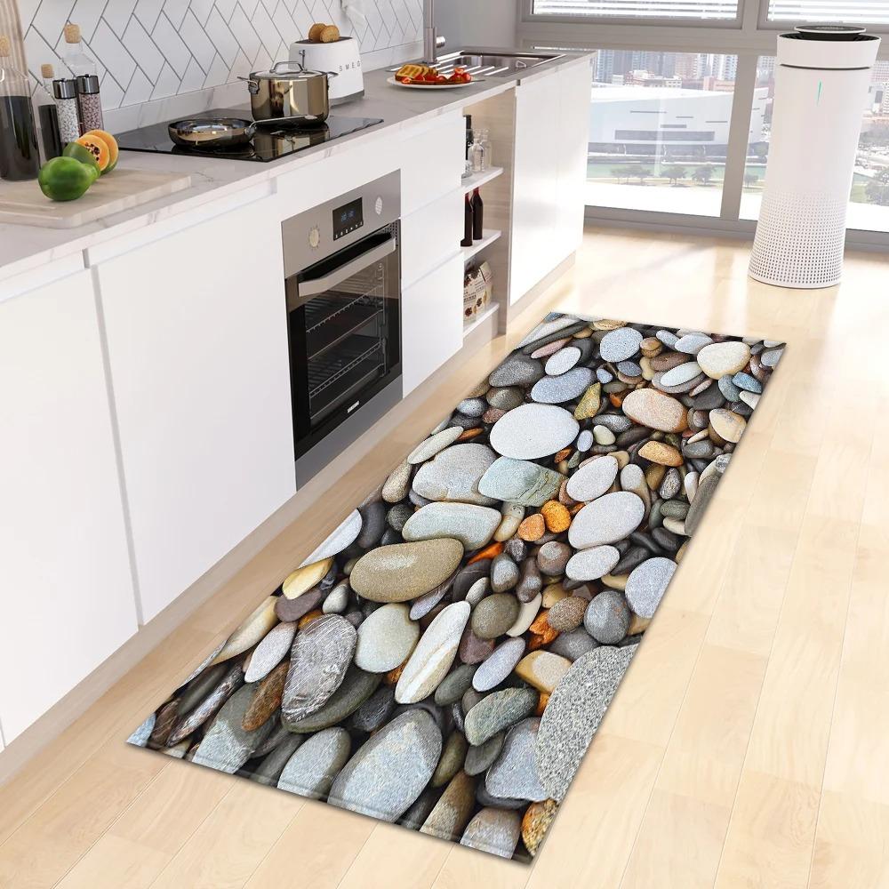 Pebble Pattern Home Kitchen Floor Mat Door Front Decoration Floor Mat