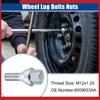 5 db-os csomag Jeep Cherokee 2014- M12x1.25 Kerékcsavarok Csavaranyák 6509933AA