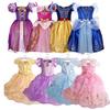 Summer Princess Costume Party Fancy Flower Vestido New Christmas Birthday Carnival Dress Up Rapunzal Belle Disguise Frock