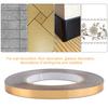 PET Room Floor Crevice Line Sticker Self Adhesive Ground Corner Tile Decor (1cm*50m Gold)