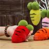 Rex Rabbit Hair Carrot Bag Pendant Plush Mobile Phone Keychain Pendant Fashion Fur Vegetable Pendant Accessories