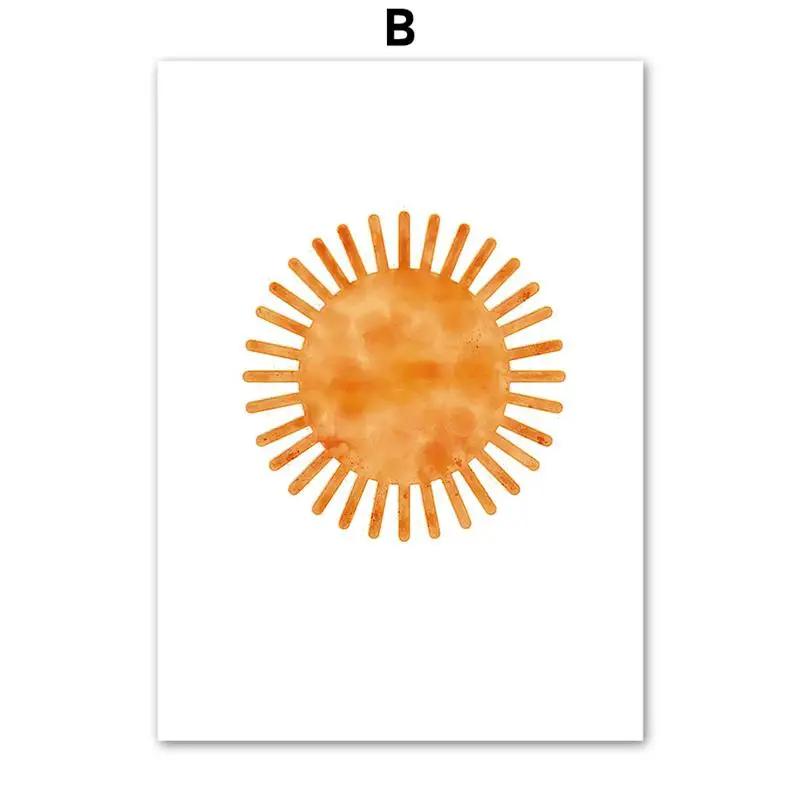 Boho Balloon Rainbow Sun Elephant Giraffe Whale Nursery Wall Art Canvas Painting Posters And Print Wall Pictures Kids Room Decor