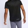 Nike Men's Black Athletic Fitness Crew Neck Short-Sleeve T-Shirt