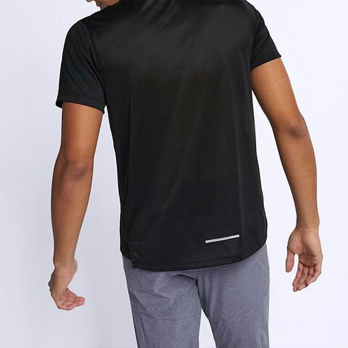Nike Men's Black Athletic Fitness Crew Neck Short-Sleeve T-Shirt