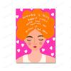 Flower Girl Abstract Leopard Feminist Wall Art Canvas Painting Printing Nordic Poster Booties But