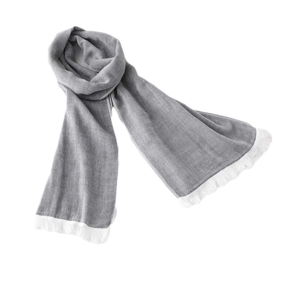 

Imabari Towel Cotton Gauze Scarf, Thin Stole Muffler for Men Women, Unisex Shoulder Lap Cover, Autumn Winter Spring Gift, GTLINE Favolic, Gray серый