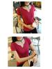 2023 Women's Korean Style Slim Fit Solid Color Short Sleeve T-shirt