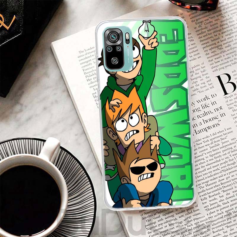 Cartoon E-Eddsworld Cover For Xiaomi Redmi Note 14 13 12S 12 11 Pro Plus Phone Case 11S 10S 10 11E 11T 14Pro 13Pro Print Coque N